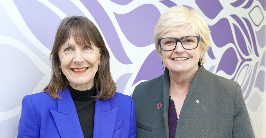 Professor Rosemary McKenzie (left) and Professor Maxine Morand (right)