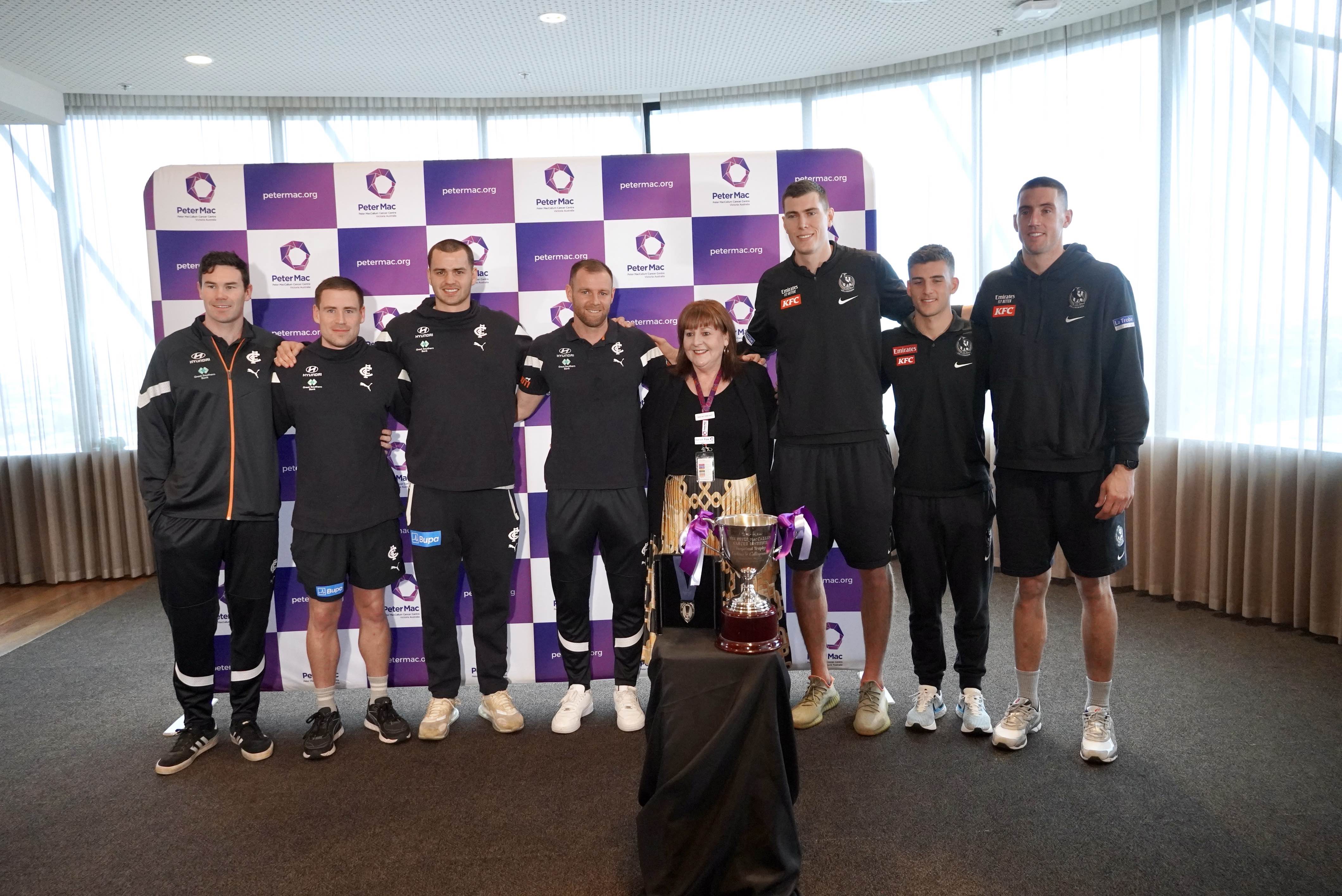 Players visit ahead of 2023 Peter Mac Cup