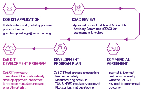 The application process diagram