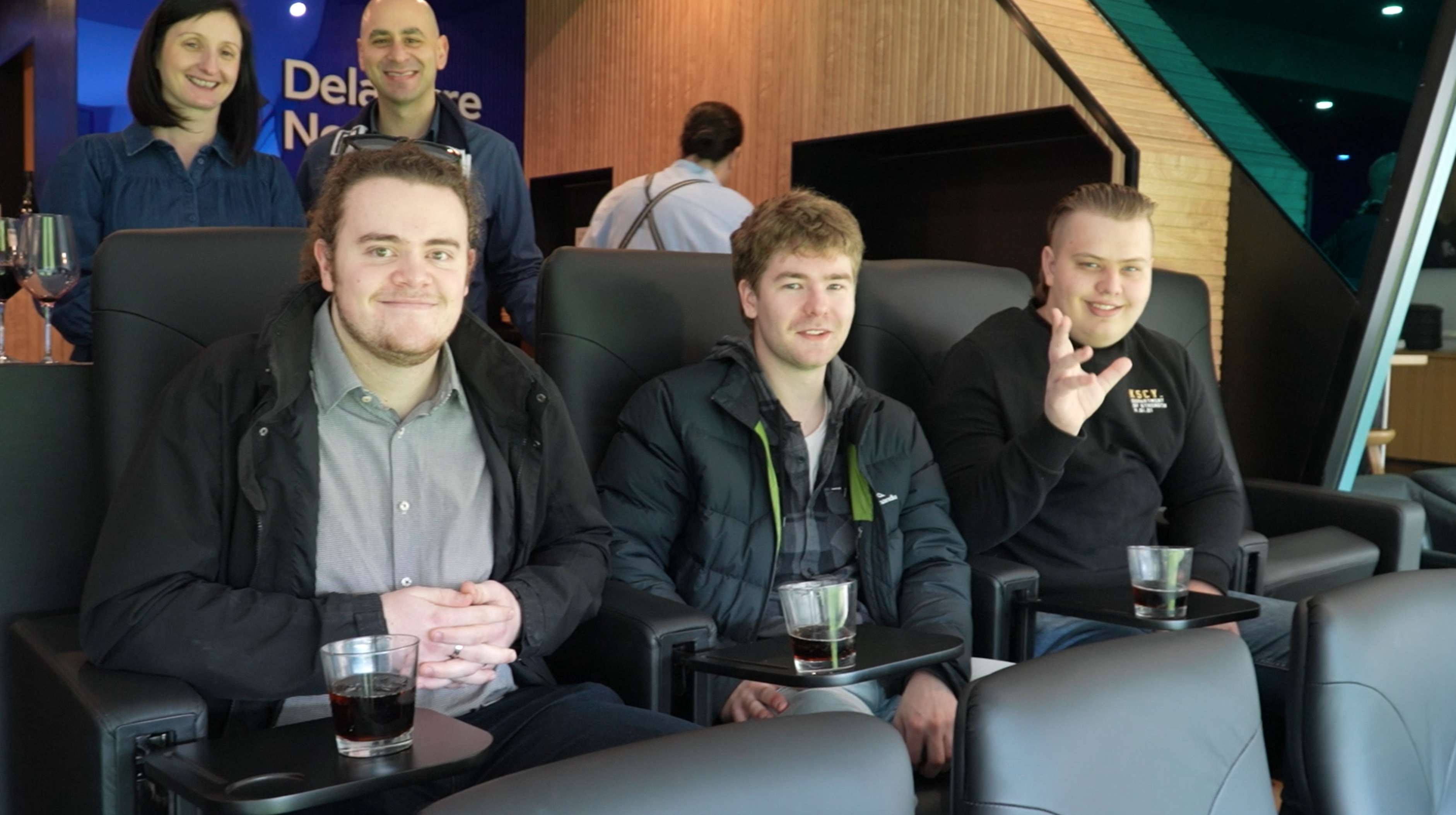 Peter Mac patients attend the footy in style