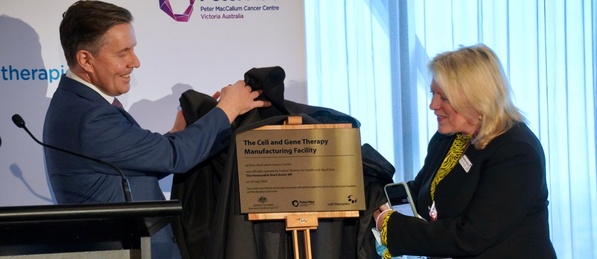 Expanded cell and gene therapy manufacturing facility opens at Peter Mac