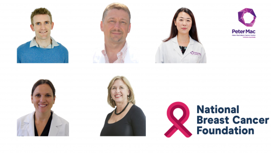 Peter Mac receives National Breast Cancer Foundation funding for four brilliant, novel projects