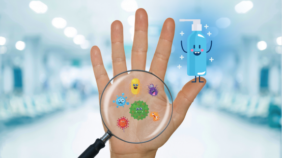 Washing your hands can stop you getting sick 